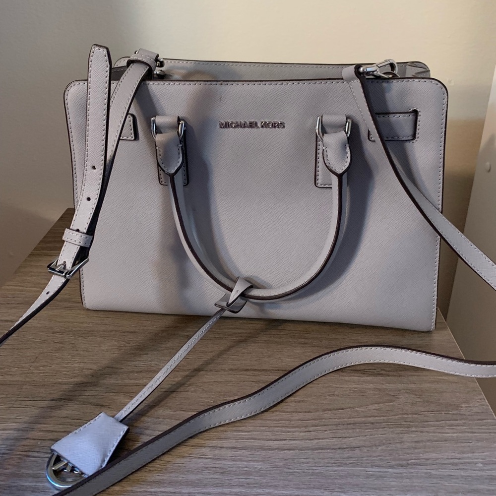 MK grey purse